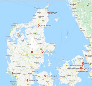 Danske curling-klubber